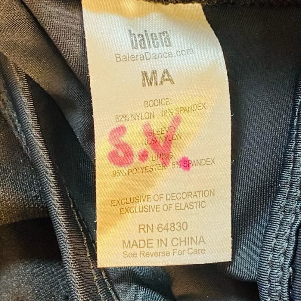 Balera Sequin one arms Dance crop Tops MA - Picture 4 of 7